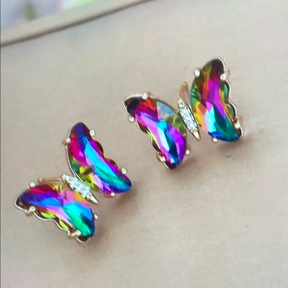 Colorful Butterfly Earrings